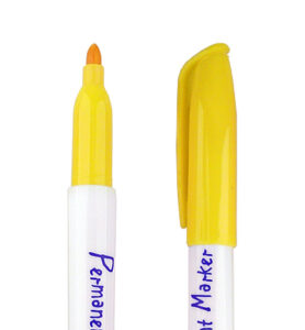 Collall Krimpie Permanent Marker Geel