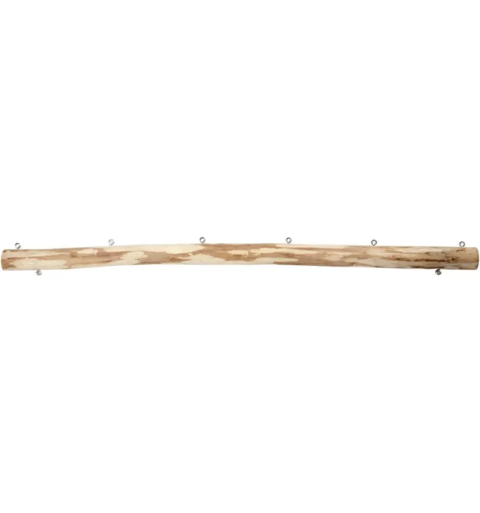 Houten Display Stok 60 Cm Met Extra Oogjes
