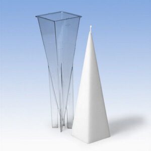 Gietmal Kaars Piramidevorm 60x228mm
