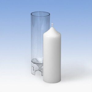 Gietmal Kaars Cilinder Standaard Sierkaars 50x140mm No3