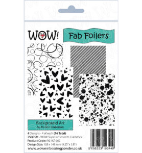 Wow Fab Foilers Background Art By Marion Emberson
