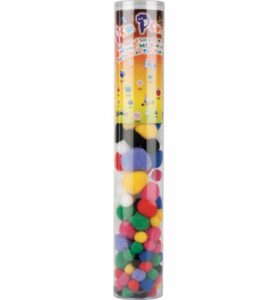 Pom Pom Tube Assorti + Accessoires