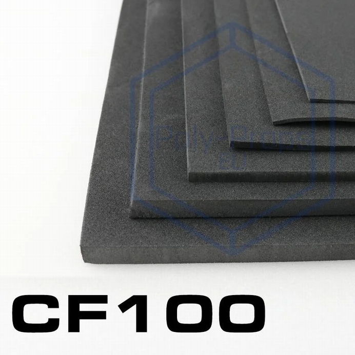 Eva Foam Cf100 1mm 0,5 X 1m Black