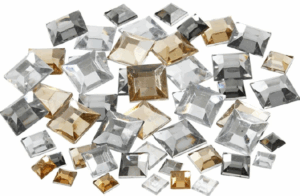 Strasstenen Vierkant Zilver Harmonie 6 12 Mm 360 Stuks