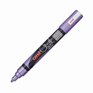 Uni Chalk Marker 5m, Metallic Paars