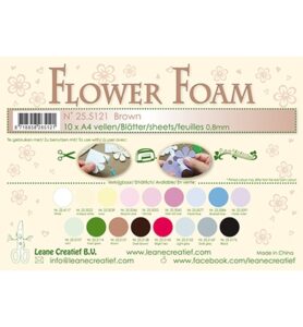 Flower Foam Sheets A4 Formaat Dikte 0.8mm 10st Bruin