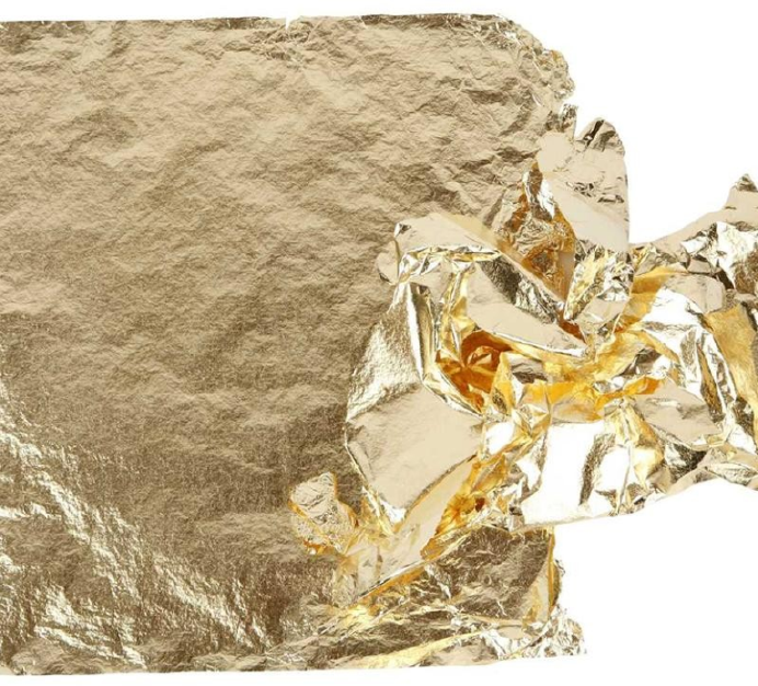 Imitatie Bladmetaal 16x16 Cm Goud 25 Vel