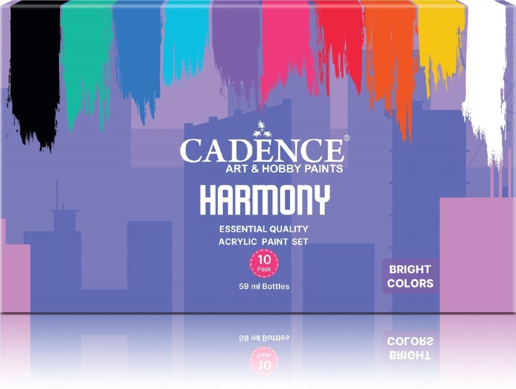 Cadence Harmony Acrylverf Set 10x59 Ml Felle Kleuren