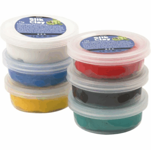 Silk Clay® Koker Primaire Kleuren 6x14 Gr