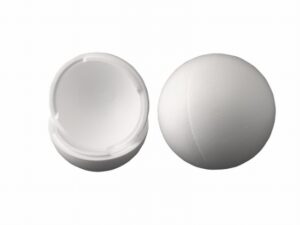 Piepschuim Bal 20 Cm 2 Delig