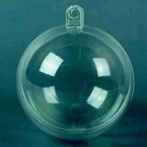 Transparante Bal 12cm 2 Stuks