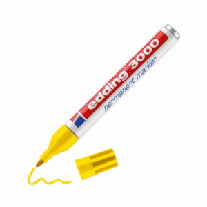 Edding 3000 Permanent Marker Geel