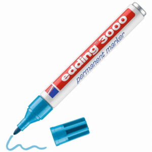 Edding 3000 Permanent Marker Lichtblauw