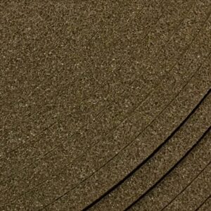 Pruikenfoam Pe Foam Donker Bruin 7mm 1 M Breed