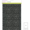 Glitterpapier Zwart 29x21cm 120gr 5 Vel