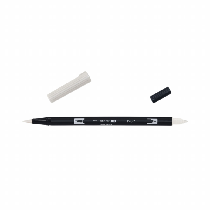 Tombow Abt Dual Brush Pen Warm Grey 1 Nr N89