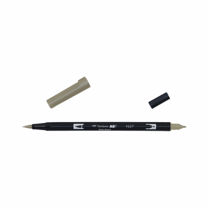 Tombow Abt Dual Brush Pen Warm Grey 5 Nr N57