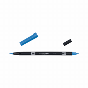 Tombow Abt Dual Brush Pen Cobalt Blue Nr 535