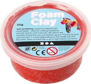Foam Clay Rood 35 Gr