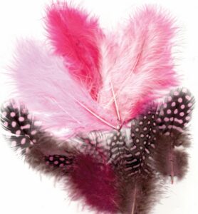 Marabou & Guinea Fowl Mix Girl
