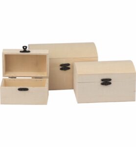 Doos Hout Set Van 3