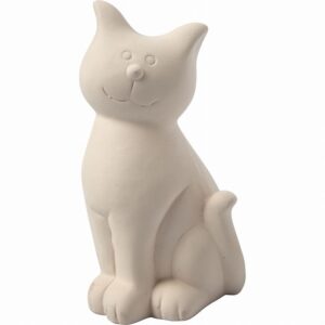Spaarpot Kat H: 14 Cm
