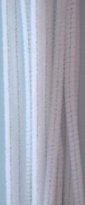 Chenille Draad, 6 Mm, Wit 50 Stuks In Zakje