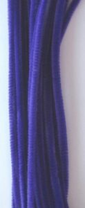 Chenille Draad, 6 Mm, Lila 20 Stuks In Zakje