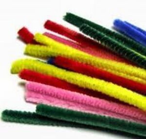 Chenille Draad, 9 Mm, Assortikleuren 25 Stuks In Zakje
