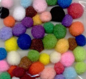 Mix Pom Pom Set Assorti 48 St 1.5 Cm 2.0 Cm