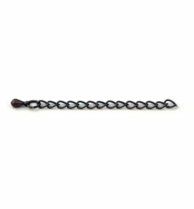 Verlengketting 5 Cm Antraciet 5 Stuks