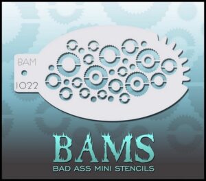 Bad Ass Mini Stencil 1022 Tandwiel