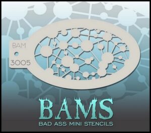 Bad Ass Mini Stencil 3005 Planet