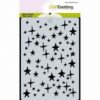 Craftemotions Mask Stencil Sterren A6 Carla Creaties