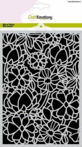 Craftemotions Mask Stencil Bloemenmix A5