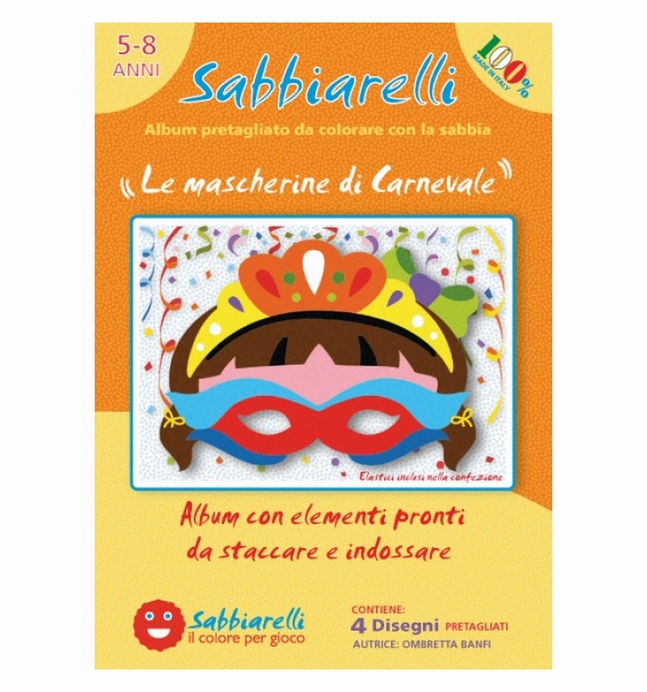 Sabbiarelli Zandschilderen Album Maskers