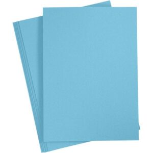 Gekleurd Karton A4 Helderblauw 180 Gram 20 Vel
