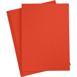 Gekleurd Karton A4 Helder Rood 180 Gram 20 Vel
