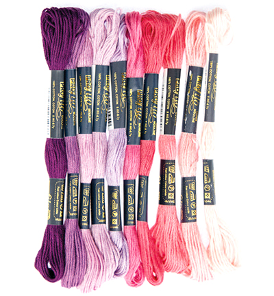 Stafil Borduurgaren Paars Roze 10 Strengen