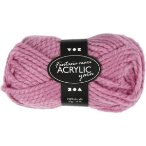 Fantasia Maxi Acrylgaren Antiek Roze 50 Gram 35 Meter
