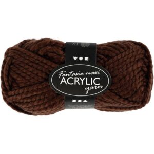 Fantasia Maxi Acrylgaren Bruin 50 Gram 35 Meter