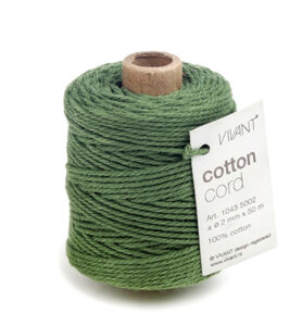 Vivant Katoen Koord Dark Green 50mtr X 2mm