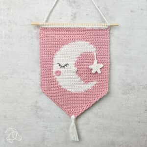 Haakpakket Wandhanger Maan