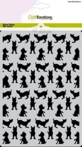Carla Creaties Mask Stencil A5 Odey & Friend Honden