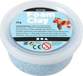 Foam Clay Licht Blauw Glitter 35 Gr