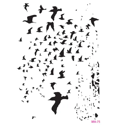 Cadence Mixed Media Stencil Ma75 21x29 Cm Vogels