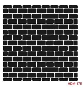 Cadence Home Deco Stencil Hdm 175 25x25 Cm Bakstenen