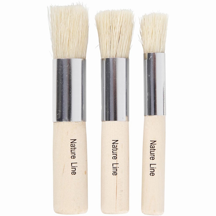 Tamponeerkwasten Set Van 3 Sjabloneerkwast