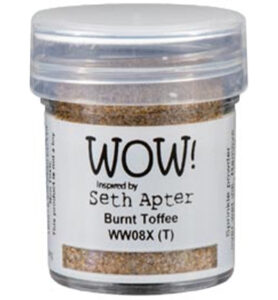 Mixed Media Embossing Powder Burnt Toffee X Seth Apter Exclusive 15ml