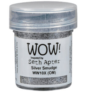 Mixed Media Embossing Powder Silver Smudge X Seth Apter 15ml